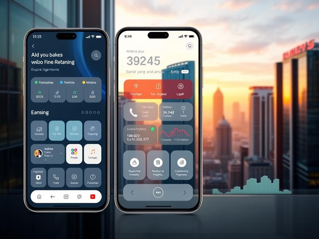 Aplicații bancare mobile