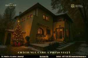 Poveste de Crăciun în stilul anilor ’30: Eleganța interbelică la fosta Casă Tătărăscu, azi Eko Group Vila